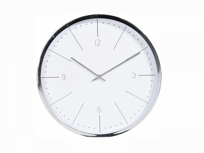 Часы настенные Silver Time цвета хром