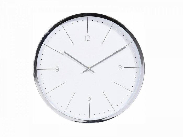 Часы настенные Silver Time цвета хром Часы настенные Silver Time цвета хром
