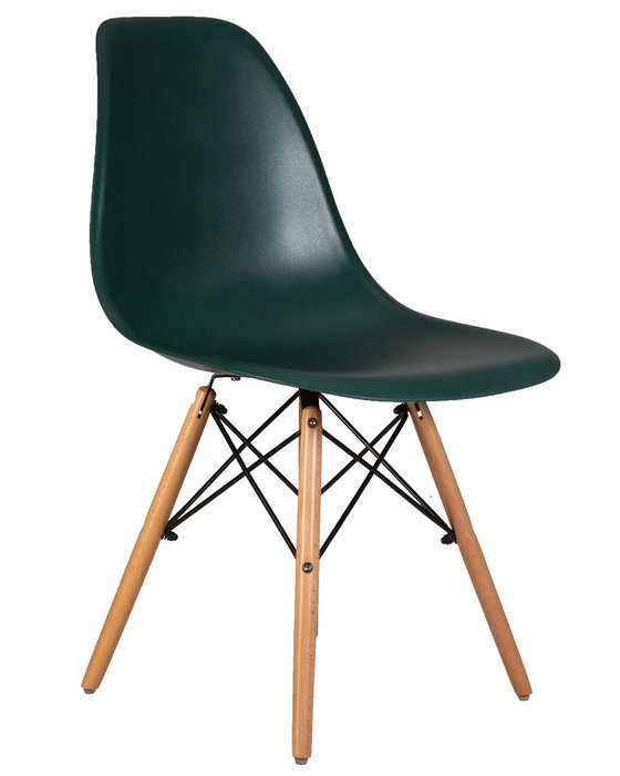 Стул обеденный темно-зеленого цвета - купить Обеденные стулья по цене 1500.0