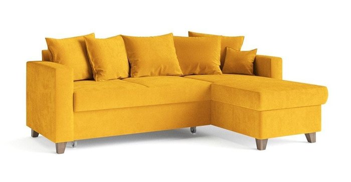 Угловой диван-кровать Эмилио желтого цвета - купить Угловые диваны по цене 69097.0