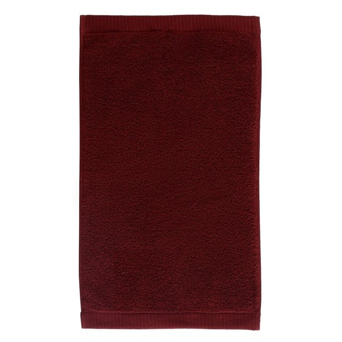 Полотенце для рук из хлопка бордового цвета - купить Полотенца для рук по цене 1390.0