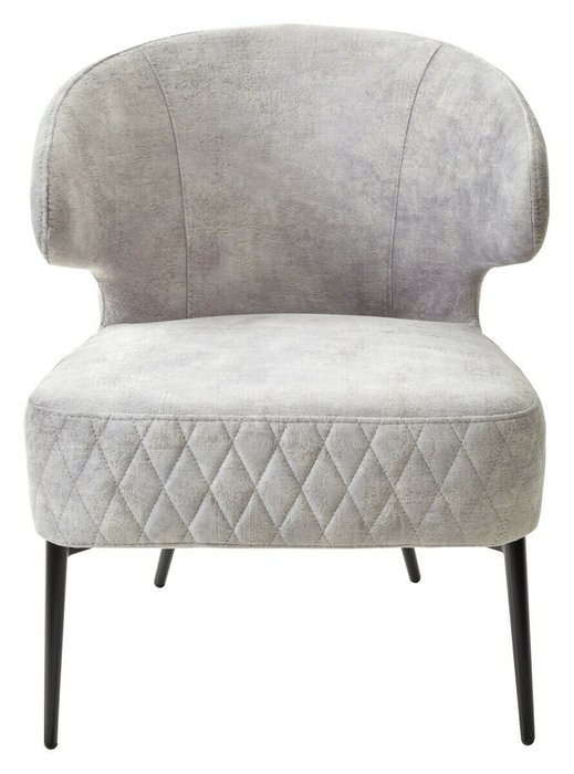 Кресло Ричард светло-серого цвета - лучшие Интерьерные кресла в INMYROOM