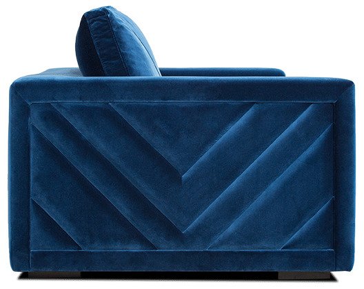 Диван Belgravia синего цвета - лучшие Прямые диваны в INMYROOM
