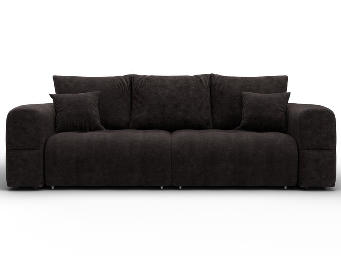 Диван-кровать Лига-110 темно-коричневого цвета - купить Прямые диваны по цене 88990 Диван-кровать Лига-110 темно-коричневого цвета - купить Прямые диваны по цене 88990