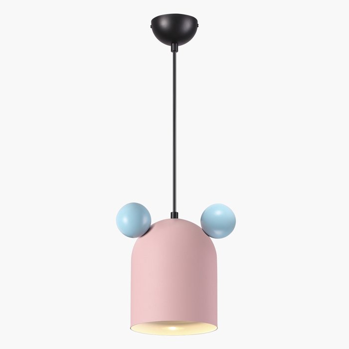 Подвесной светильник Mickey розового цвета