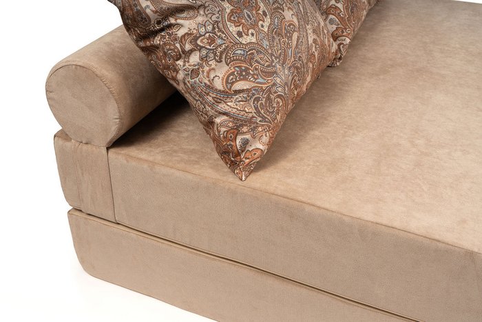 Бескаркасный диван-кровать Пейсли бежевого цвета - лучшие Бескаркасная мебель в INMYROOM