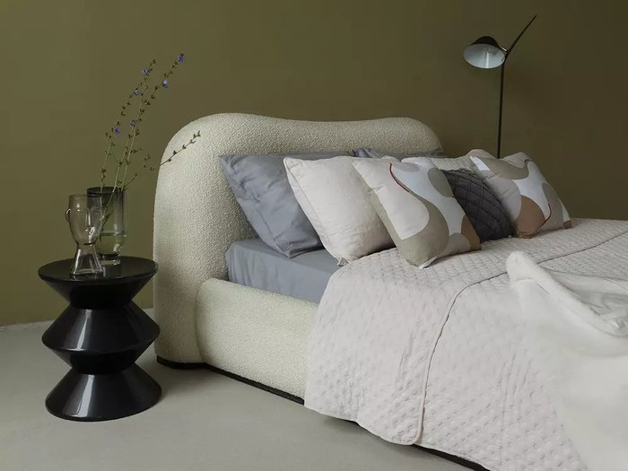 Кровать Patti 180х200 белого цвета без подъемного механизма - лучшие Кровати для спальни в INMYROOM