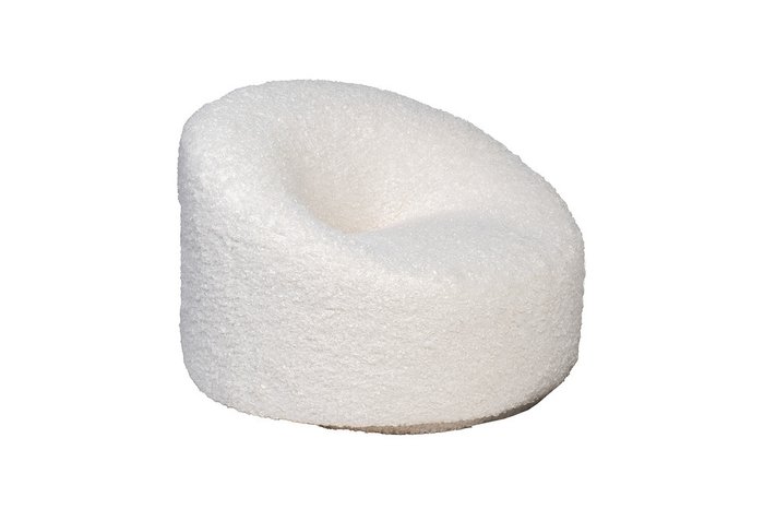 Кресло поворотное Luna белого цвета - купить Интерьерные кресла по цене 74500.0