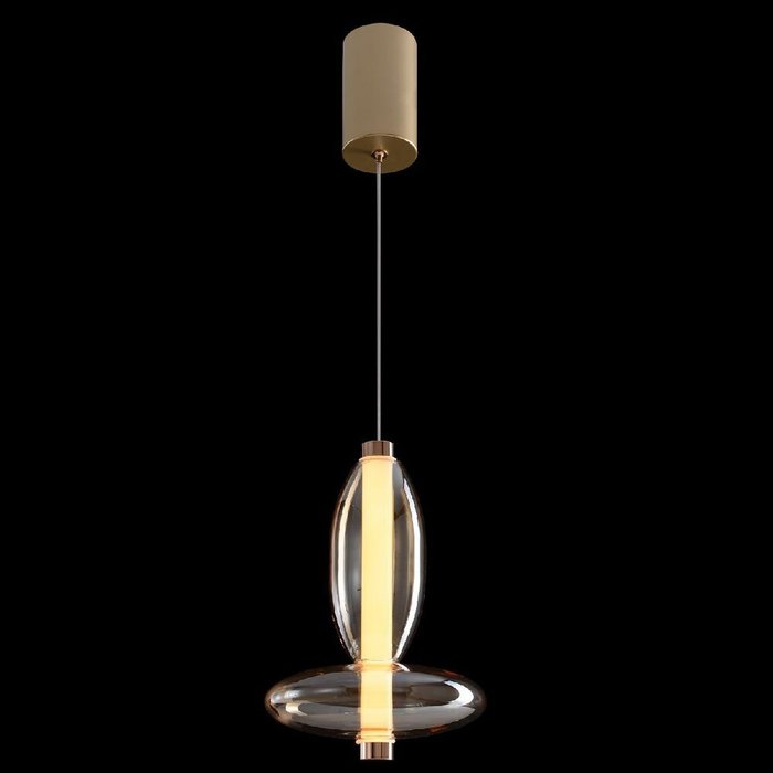 Подвесной светильник QUASAR SP7W LED AMBER (стекло, цвет янтарный) - лучшие Подвесные светильники в INMYROOM