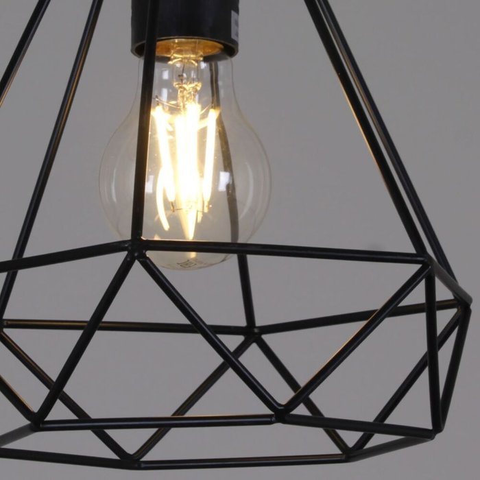 Потолочный светильник 02188-0.3-01 (металл, цвет черный) - лучшие Потолочные светильники в INMYROOM