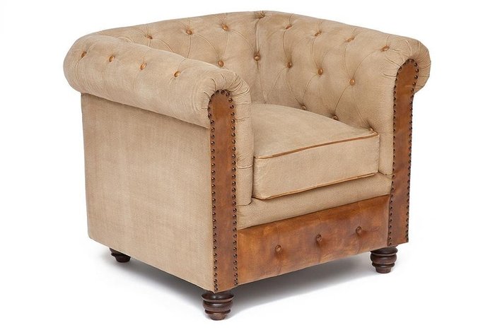 Кресло Manchester бежевого цвета