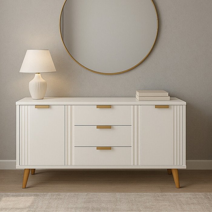 Комод Line молочного цвета - лучшие Комоды в INMYROOM