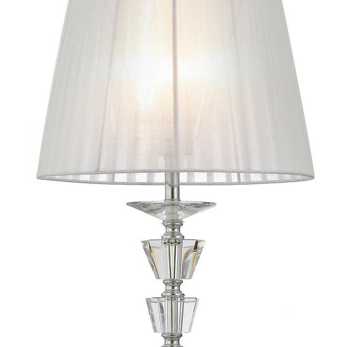 Настольная лампа IL5231-1T-27 CR (ткань, цвет белый) - лучшие Настольные лампы в INMYROOM