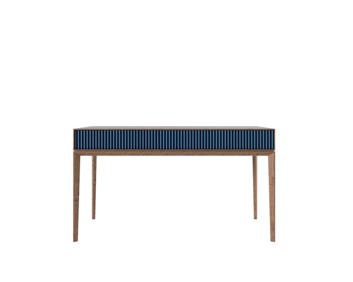 Стол письменный The One Wave с фасадом синего цвета - купить Письменные столы по цене 88650.0