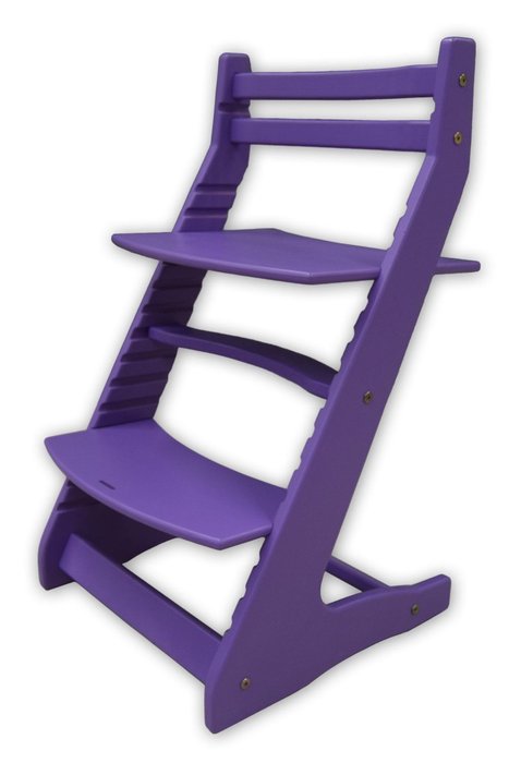 Растущий регулируемый стул Вырастайка фиолетового цвета