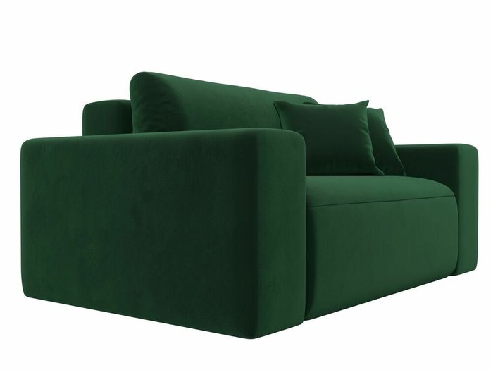 Диван Лига 036 темно-зеленого цвета - лучшие Прямые диваны в INMYROOM