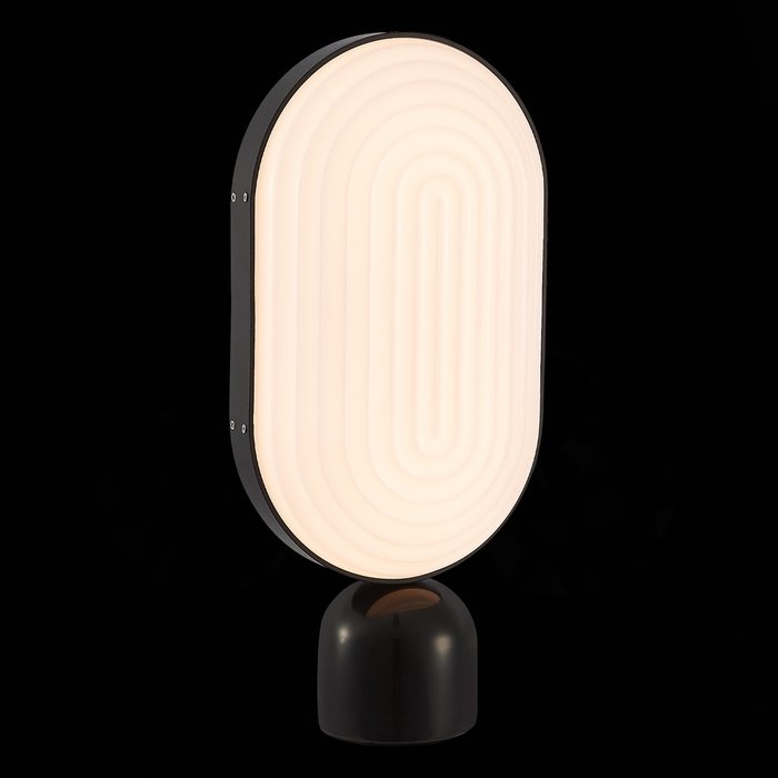 Прикроватная лампа ST-Luce Черный/Белый LED 1*9W 3000K AIRE - лучшие Настольные лампы в INMYROOM