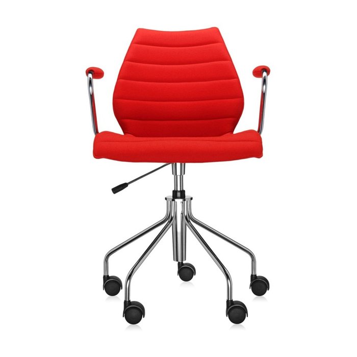 Офисный стул Maui Soft красного цвета - купить Офисные кресла по цене 89879.0