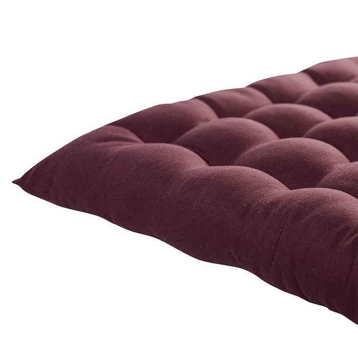 Подушка на стул Wild бордового цвета - лучшие Декоративные подушки в INMYROOM
