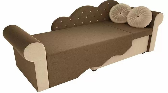 Диван-кровать Тедди бежево-коричневого цвета  - лучшие Прямые диваны в INMYROOM