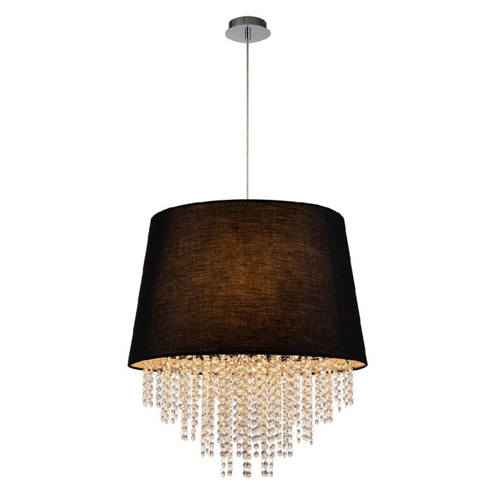 Подвесная люстра Charm 652/5S Black (ткань, цвет черный) Подвесная люстра Charm 652/5S Black (ткань, цвет черный)