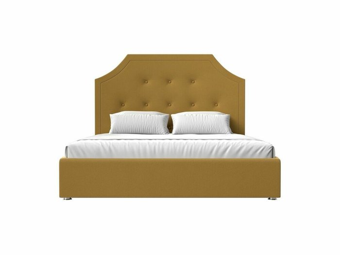 Кровать Кантри 160х200 желтого цвета с подъемным механизмом - купить Кровати для спальни по цене 81999.0