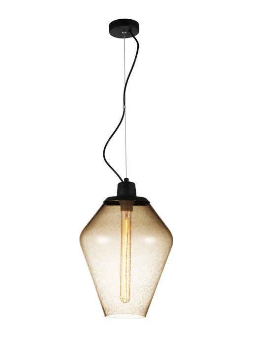 Подвесной светильник Calima с плафоном янтарного цвета - купить Подвесные светильники по цене 6171.0