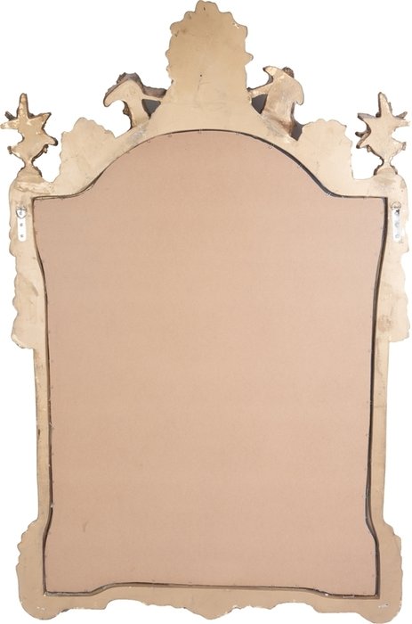 Зеркало настенное золотого цвета - купить Настенные зеркала по цене 48550.0