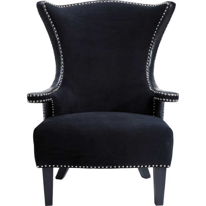 Кресло Rivet черного цвета