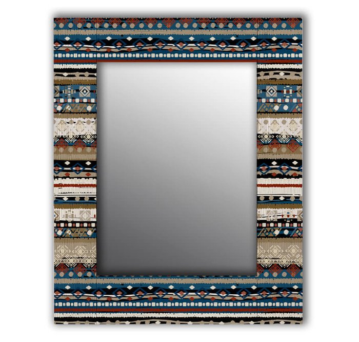 Настенное декоративное зеркало Финистер в деревянной раме 75х170