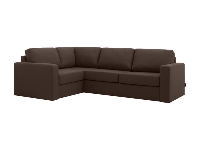 Угловой диван-кровать Peterhof темно-коричневого цвета - купить Угловые диваны по цене 109080.0