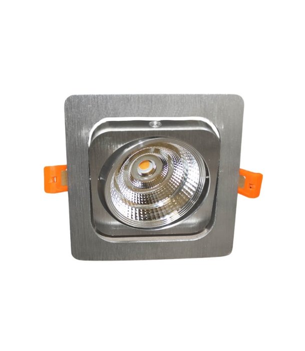 Встраиваемый точечный светильник Fostis серебряного цвета - купить Встраиваемые споты по цене 1300.0