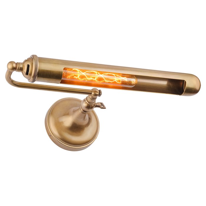 Настенная лампа для картины цвета состаренная латунь - лучшие Подсветка для картин в INMYROOM