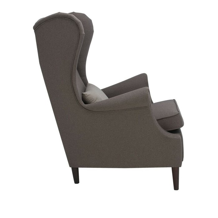 Кресло Монтего коричневого цвета Milos20 Milos09 venge - лучшие Интерьерные кресла в INMYROOM