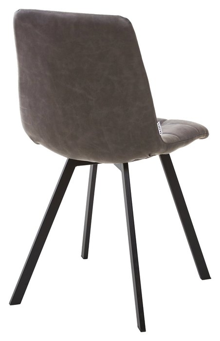 Стул Chilli Square серого цвета (экокожа) - лучшие Обеденные стулья в INMYROOM