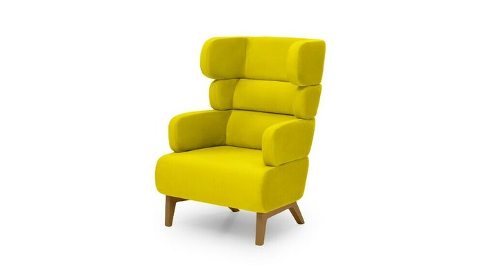 Кресло для отдыха Арт желтого цвета - лучшие Интерьерные кресла в INMYROOM