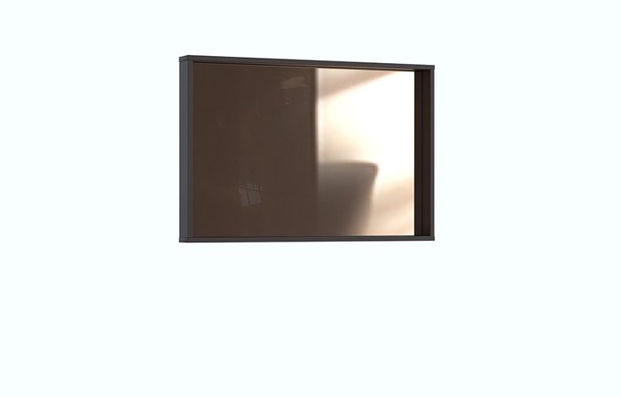 Зеркало настенное Интро коричневого цвета
