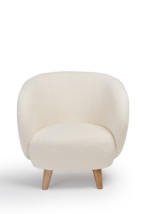 Кресло Мод белого цвета - купить Интерьерные кресла по цене 22120.0