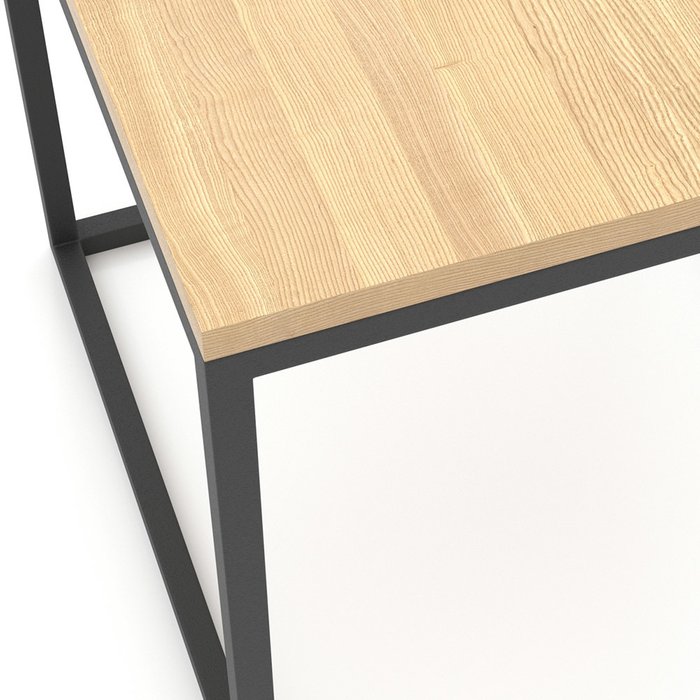 Журнальный столик Loft с черным подстольем - купить Кофейные столики по цене 9100.0