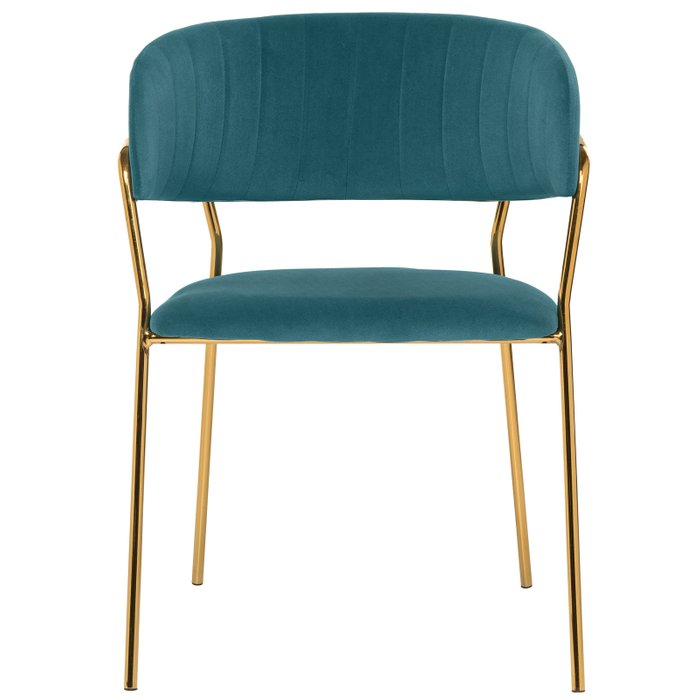 Стул Kamelia green / gold зеленого цвета - купить Обеденные стулья по цене 8010.0