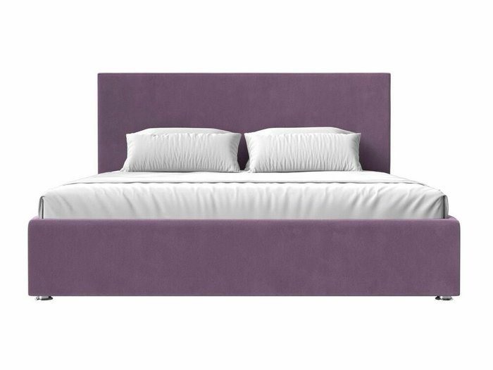 Кровать Кариба 160х200 сиреневого цвета с подъемным механизмом - купить Кровати для спальни по цене 68999.0