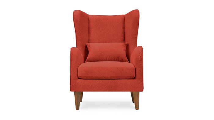 Кресло Манчестер красного цвета - лучшие Интерьерные кресла в INMYROOM
