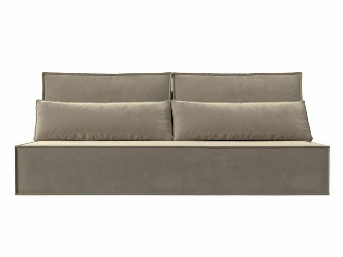 Прямой диван-кровать Фабио Лайт бежевого цвета - купить Прямые диваны по цене 24999.0