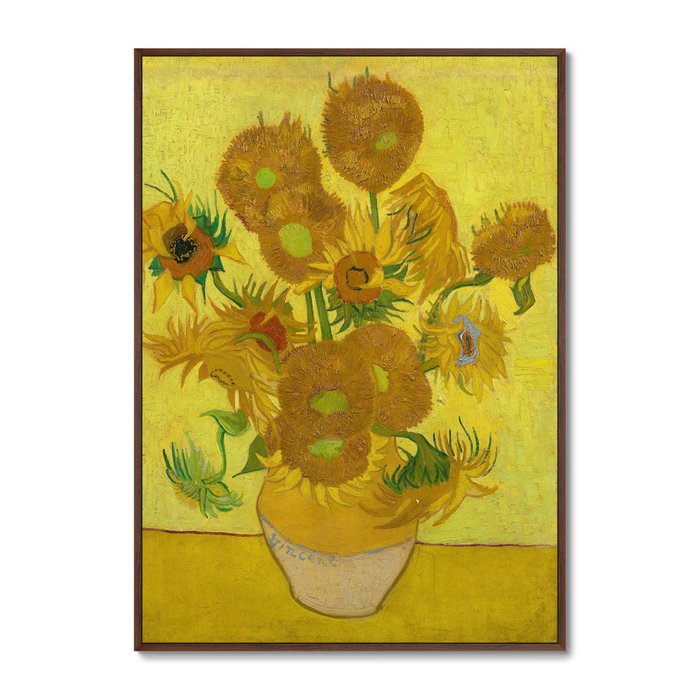 Репродукция картины Sunflowers 1889 г. - купить Картины по цене 21999.0