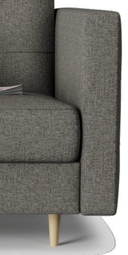 Кресло Godivo Grey темно-серого цвета - лучшие Интерьерные кресла в INMYROOM