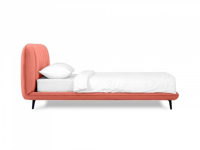 Кровать Amsterdam 160х200 кораллового цвета - лучшие Кровати для спальни в INMYROOM