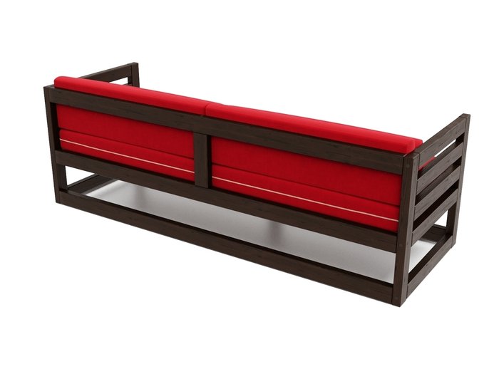 Диван-кровать Магнус Б красного цвета - лучшие Прямые диваны в INMYROOM