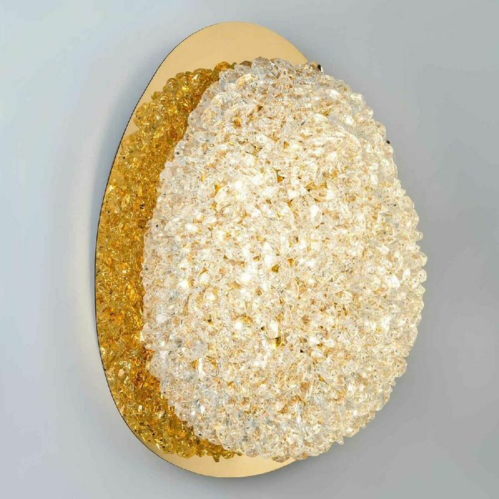 Настенный светильник MS.2323.300 GD (хрусталь, цвет прозрачный) - купить Подвесные светильники по цене 6500 Настенный светильник MS.2323.300 GD (хрусталь, цвет прозрачный) - купить Подвесные светильники по цене 6500