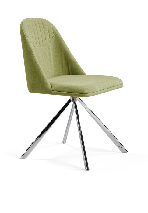Поворотный стул Espacio Malva зеленого цвета