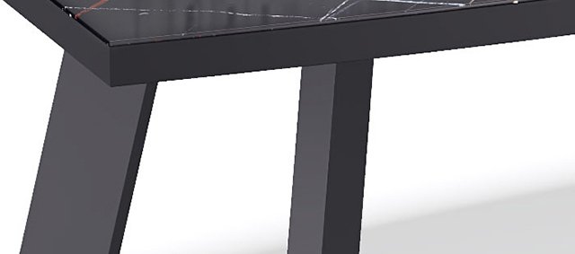 Стол обеденный раскладной черного цвета - лучшие Обеденные столы в INMYROOM